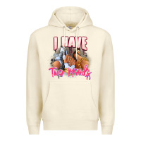Sandshell I have two moods sneaker and heels Premium Hoodie - RanaPortraitStore