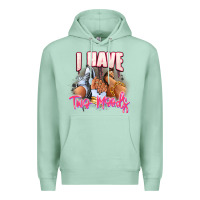 Seafoam I have two moods sneaker and heels Premium Hoodie - RanaPortraitStore