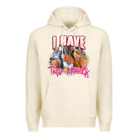 Tofu I have two moods sneaker and heels Premium Hoodie - RanaPortraitStore