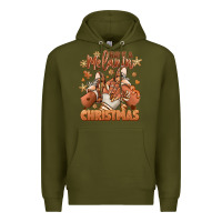 Army Green Have a melanin Christmas black girl sneakers Premium Hoodie - RanaPortraitStore
