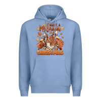 Colony Blue Have a melanin Christmas black girl sneakers Premium Hoodie - RanaPortraitStore