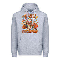 Heather Grey Have a melanin Christmas black girl sneakers Premium Hoodie - RanaPortraitStore