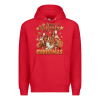 Red Have a melanin Christmas black girl sneakers Premium Hoodie - RanaPortraitStore