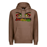 Chestnut Juneteenth eyes Premium Hoodie - RanaPortraitStore
