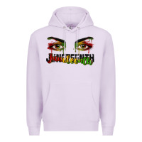 Lilac Juneteenth eyes Premium Hoodie - RanaPortraitStore