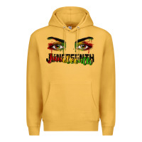 Mustard Juneteenth eyes Premium Hoodie - RanaPortraitStore