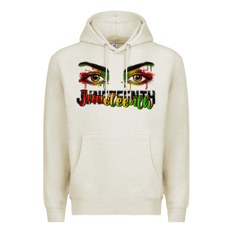 Juneteenth Eyes Premium Hoodie by RanaPortraitStore | Teevron