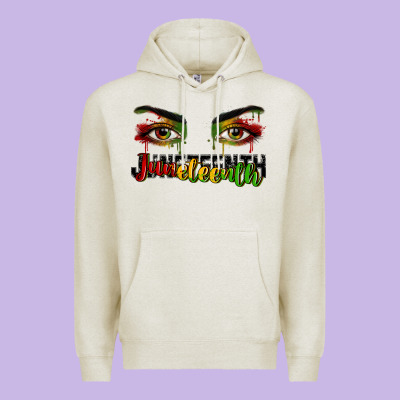 Juneteenth Eyes Premium Hoodie Designed By Ranaportraitstore