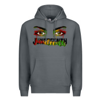 Rock Juneteenth eyes Premium Hoodie - RanaPortraitStore