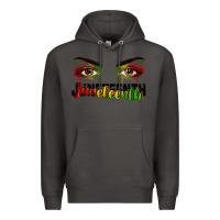 Smoke Juneteenth eyes Premium Hoodie - RanaPortraitStore