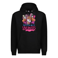 Black Just a girl obsessed with sneakers Premium Hoodie - RanaPortraitStore