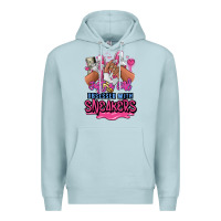Blue Mist Just a girl obsessed with sneakers Premium Hoodie - RanaPortraitStore