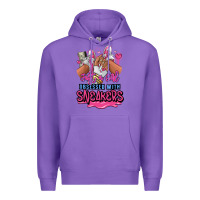 Purple Just a girl obsessed with sneakers Premium Hoodie - RanaPortraitStore