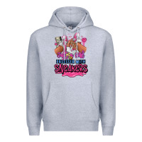Heather Grey Just a girl obsessed with sneakers Premium Hoodie - RanaPortraitStore