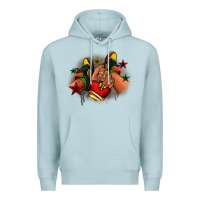 Blue Mist Juneteenth black girl sneakers Premium Hoodie - RanaPortraitStore