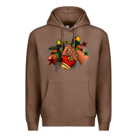 Chestnut Juneteenth black girl sneakers Premium Hoodie - RanaPortraitStore