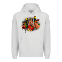 Dove Grey Juneteenth black girl sneakers Premium Hoodie - RanaPortraitStore