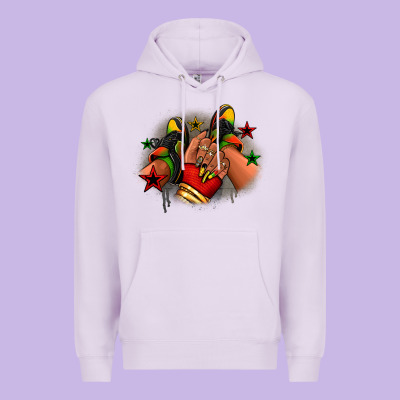 Juneteenth Black Girl Sneakers Premium Hoodie Designed By Ranaportraitstore