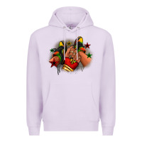 Lilac Juneteenth black girl sneakers Premium Hoodie - RanaPortraitStore