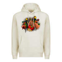 Oatmeal Heather Juneteenth black girl sneakers Premium Hoodie - RanaPortraitStore