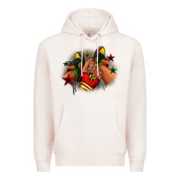 Pale Pink Juneteenth black girl sneakers Premium Hoodie - RanaPortraitStore