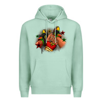 Seafoam Juneteenth black girl sneakers Premium Hoodie - RanaPortraitStore