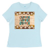 Baby Blue coffee Ladies Tee - Artiststas