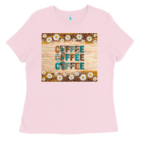 Bubblegum Pink coffee Ladies Tee - Artiststas