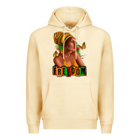 Pina Colada Juneteenth freedom afro woman Premium Hoodie - RanaPortraitStore