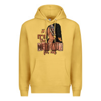 Antique Gold It's the melanin for me Premium Hoodie - RanaPortraitStore