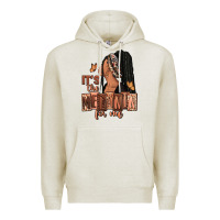 Oatmeal Heather It's the melanin for me Premium Hoodie - RanaPortraitStore