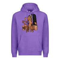 Purple It's the melanin for me Premium Hoodie - RanaPortraitStore