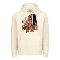 Sandshell It's the melanin for me Premium Hoodie - RanaPortraitStore