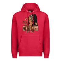 Cardinal It's the melanin for me Premium Hoodie - RanaPortraitStore