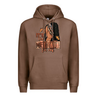 Chestnut It's the melanin for me Premium Hoodie - RanaPortraitStore
