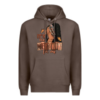 Coffee It's the melanin for me Premium Hoodie - RanaPortraitStore