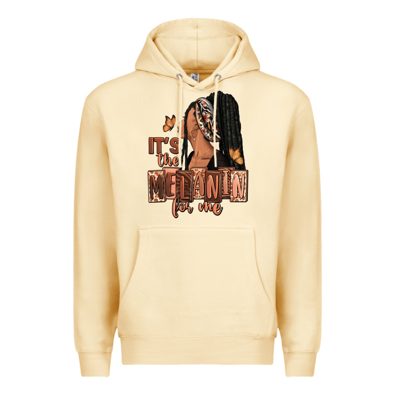 It's The Melanin For Me Premium Hoodie by RanaPortraitStore | Teevron