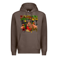 Coffee Juneteenth vibes black girl sneakers Premium Hoodie - RanaPortraitStore
