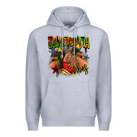 Heather Grey Juneteenth vibes black girl sneakers Premium Hoodie - RanaPortraitStore