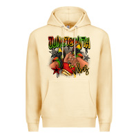 Pina Colada Juneteenth vibes black girl sneakers Premium Hoodie - RanaPortraitStore
