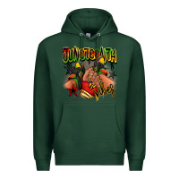 Sports Green Juneteenth vibes black girl sneakers Premium Hoodie - RanaPortraitStore