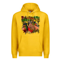 Lemon Juneteenth vibes black girl sneakers Premium Hoodie - RanaPortraitStore