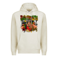 Oatmeal Heather Juneteenth vibes black girl sneakers Premium Hoodie - RanaPortraitStore