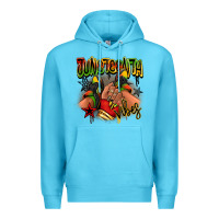 Ocean Blue Juneteenth vibes black girl sneakers Premium Hoodie - RanaPortraitStore