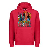 Cardinal Just a girl who loves coffee Premium Hoodie - RanaPortraitStore