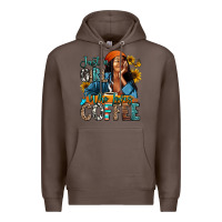 Coffee Just a girl who loves coffee Premium Hoodie - RanaPortraitStore