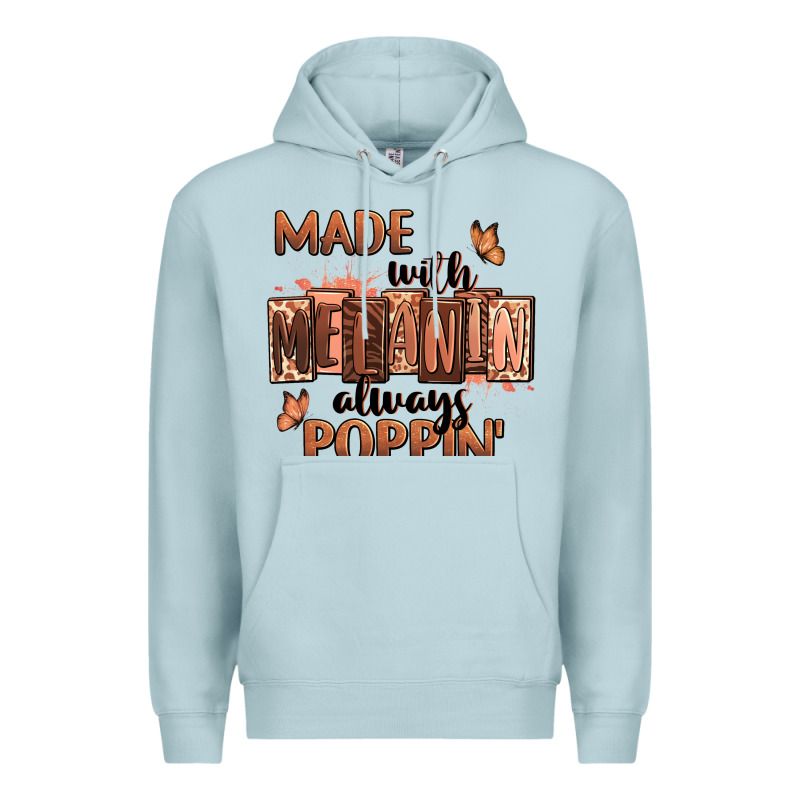 Made With Melanin Always Poppin' Premium Hoodie by RanaPortraitStore | Teevron