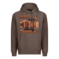Coffee Made with melanin always poppin' Premium Hoodie - RanaPortraitStore