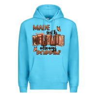 Ocean Blue Made with melanin always poppin' Premium Hoodie - RanaPortraitStore