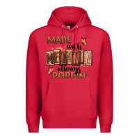 Cardinal Made with melanin always poppin' Premium Hoodie - RanaPortraitStore